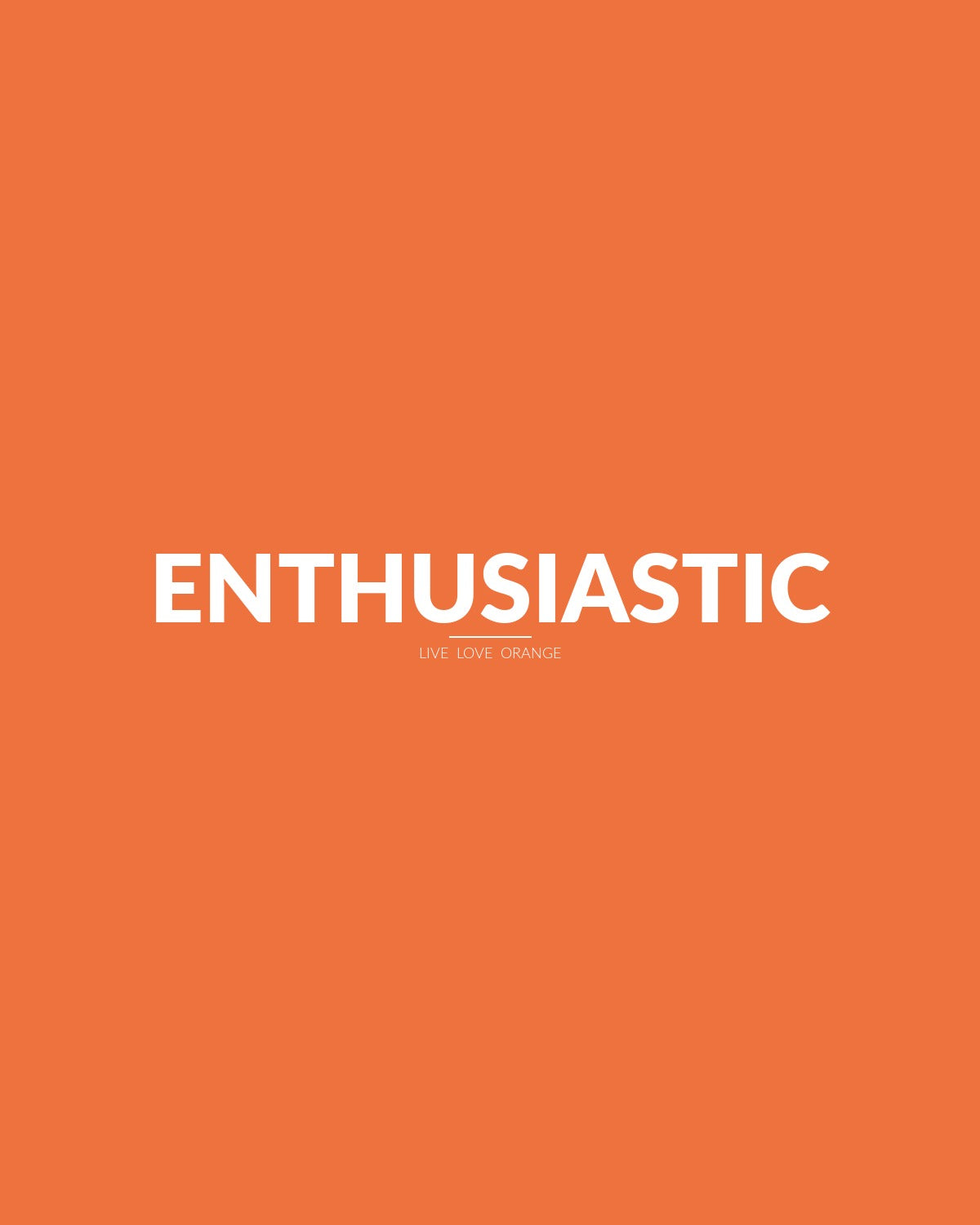 Enthusiastic Signature Tee