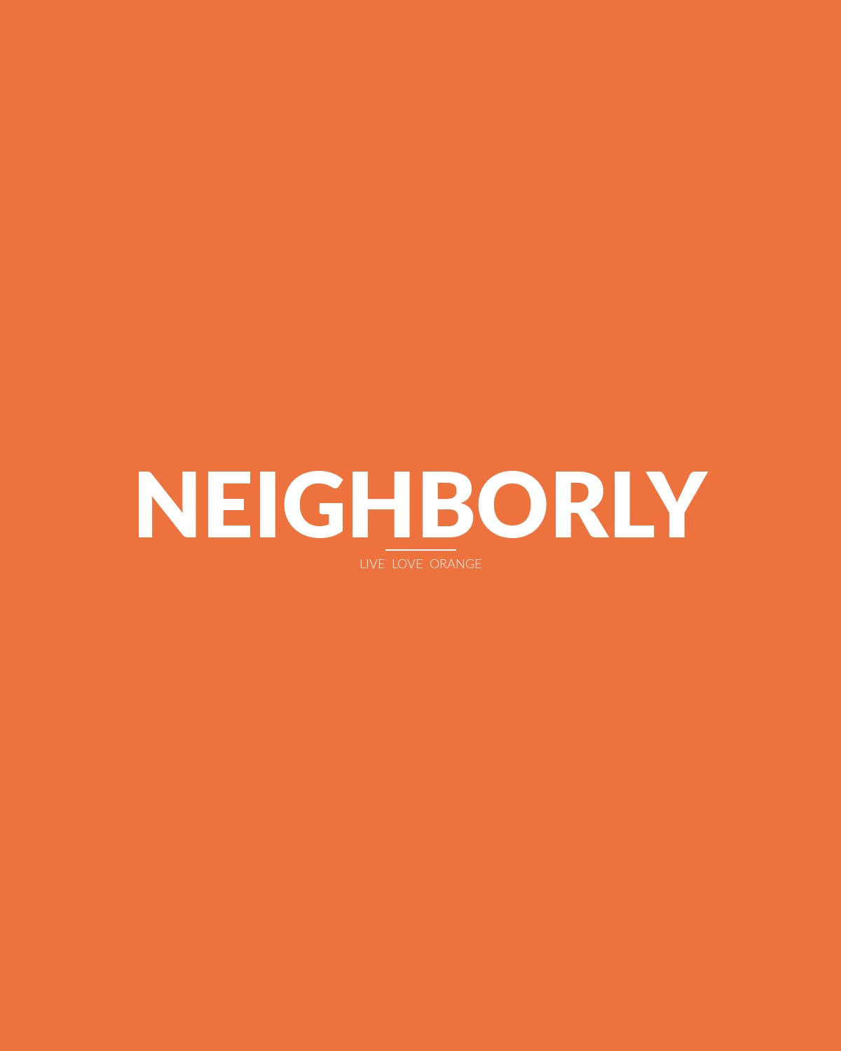 Neighborly Signature Tee