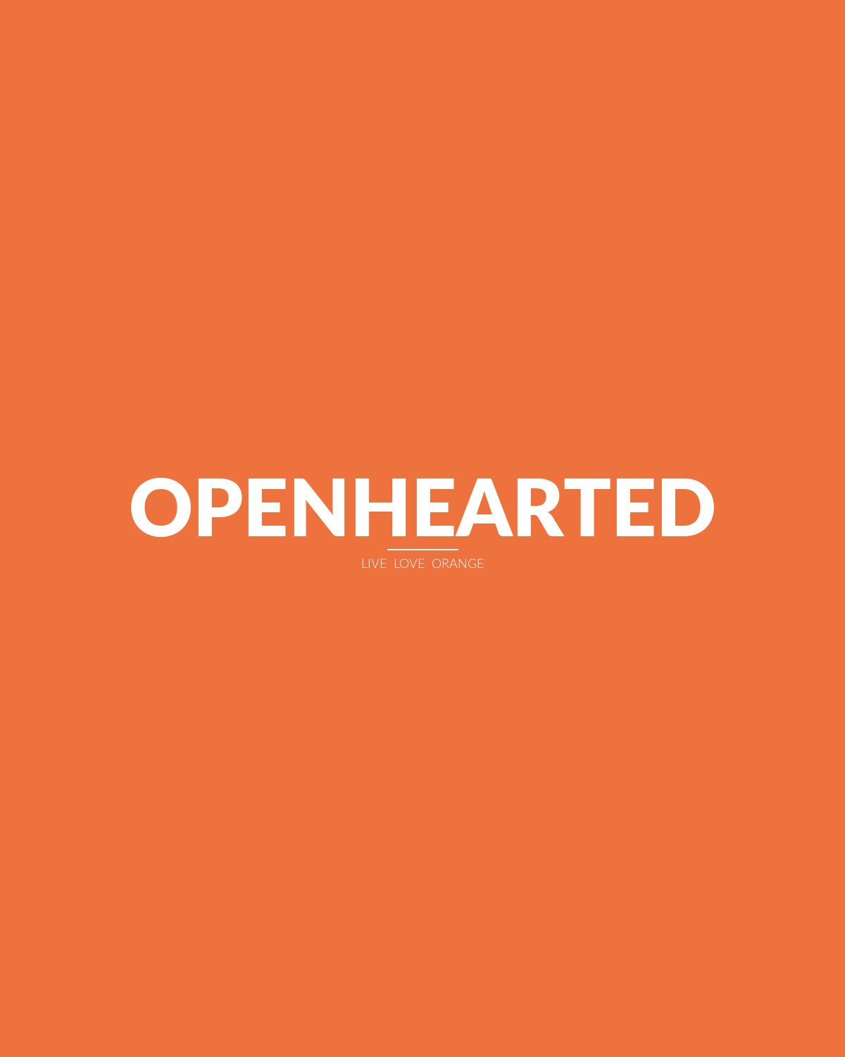 Openhearted Signature Tee